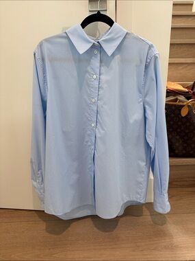 Like new! Anine Bing Essie shirt blue small
